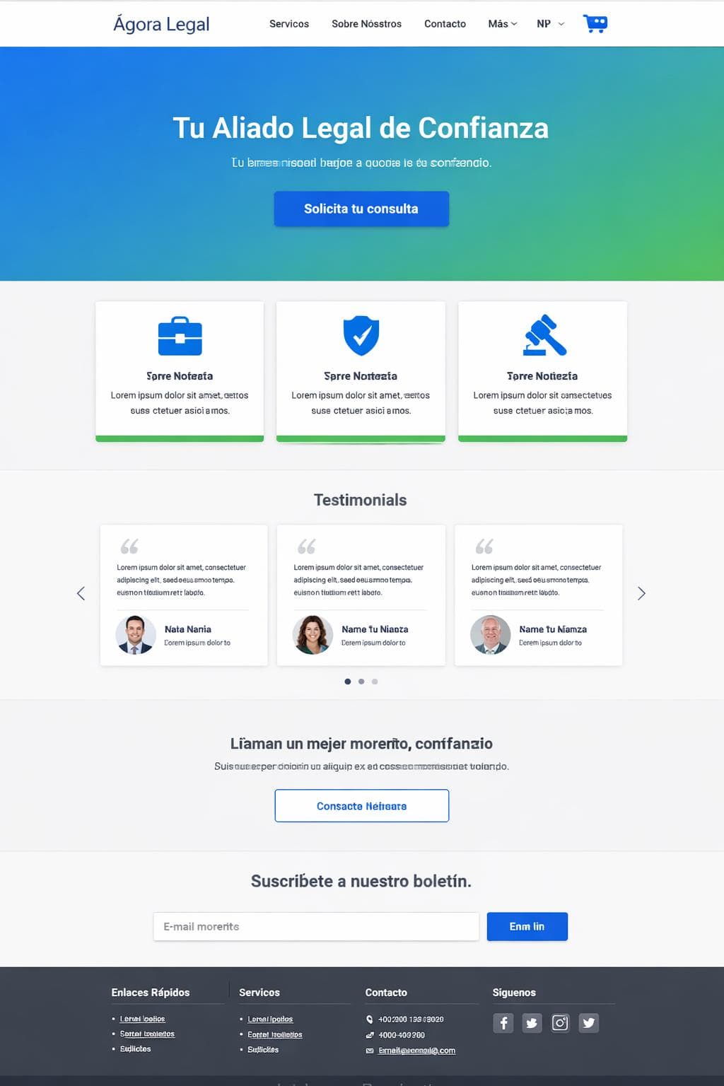 Abogados Aurora — vista previa del theme