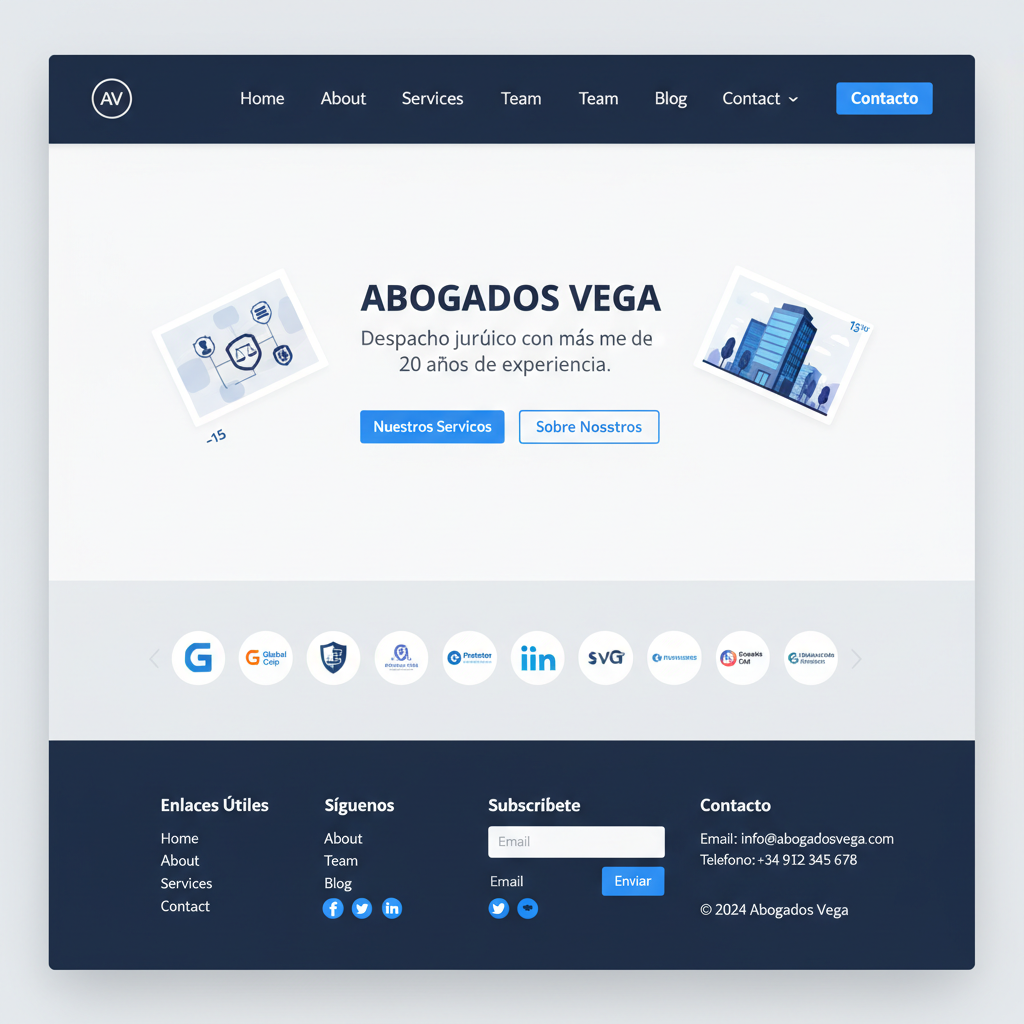Abogados Vega — vista previa del theme