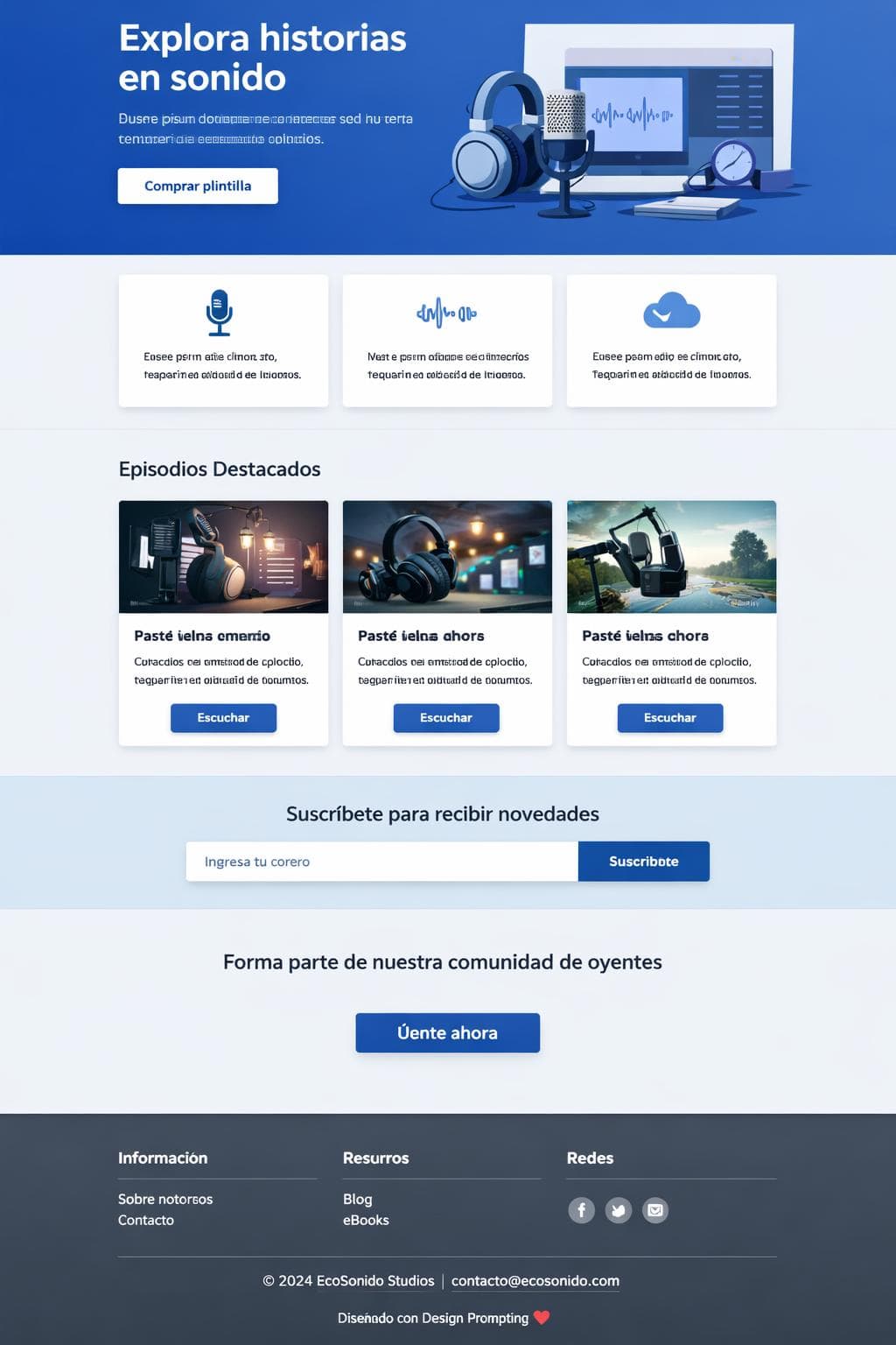 Academia Austral — vista previa del theme