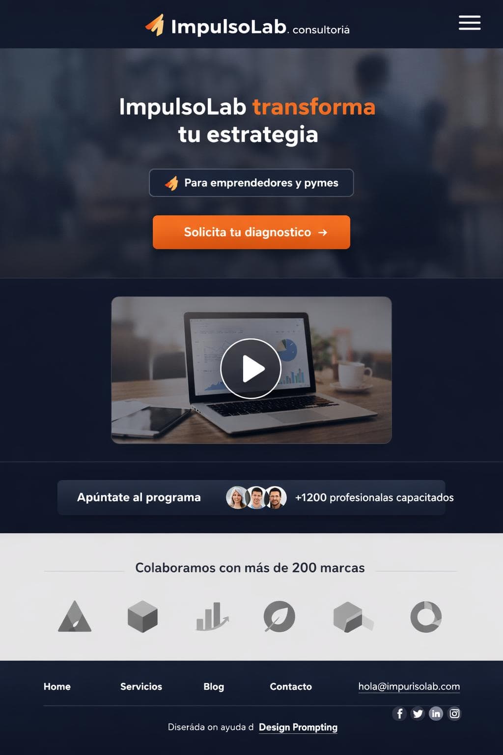 Academia Coral — vista previa del theme