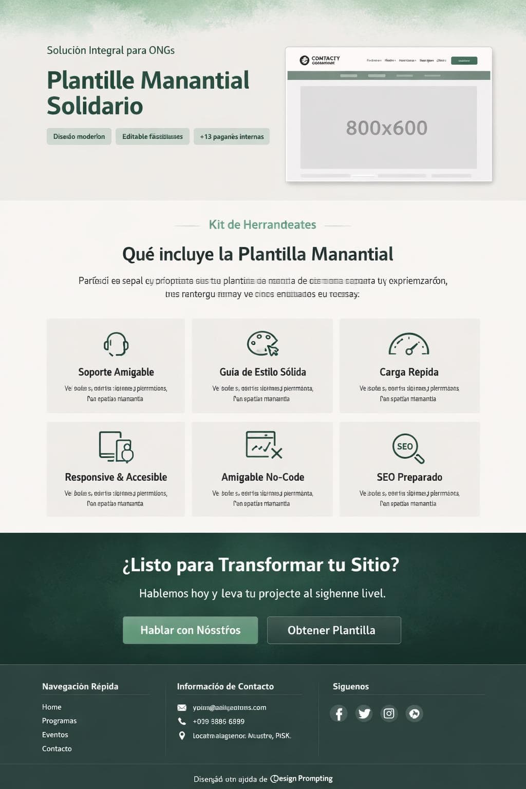 Academia Nimbo — vista previa del theme