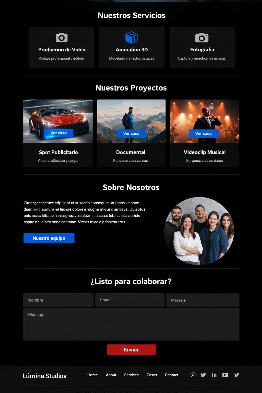 Agencia Titan — vista previa del theme