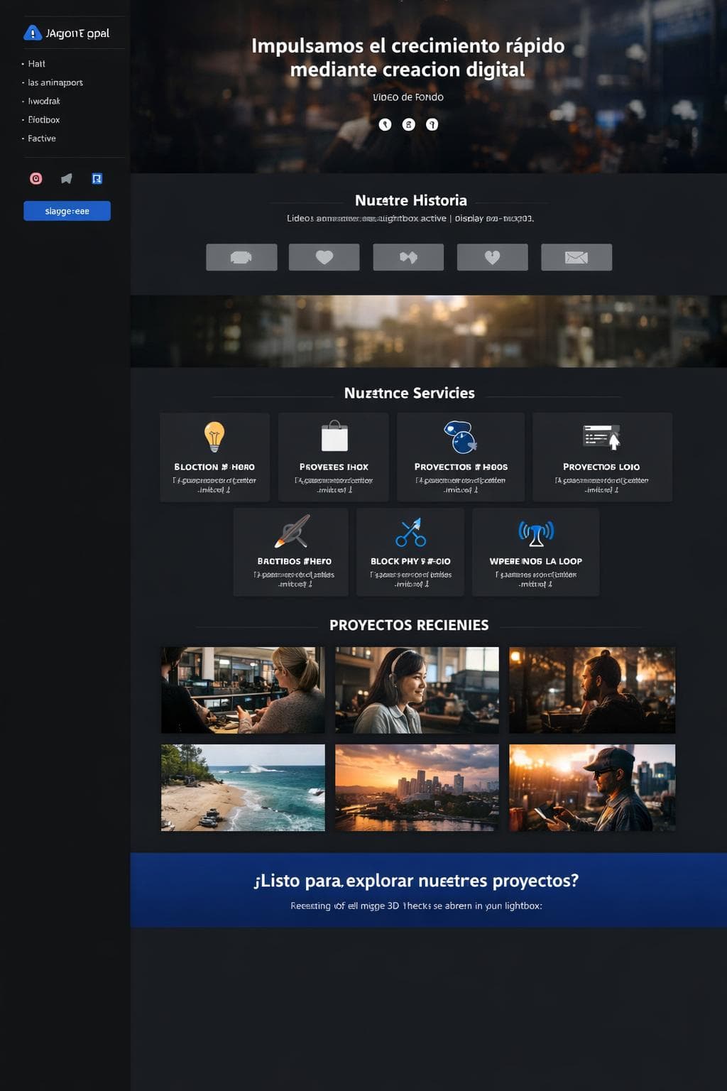 Ágora Digital — vista previa del theme