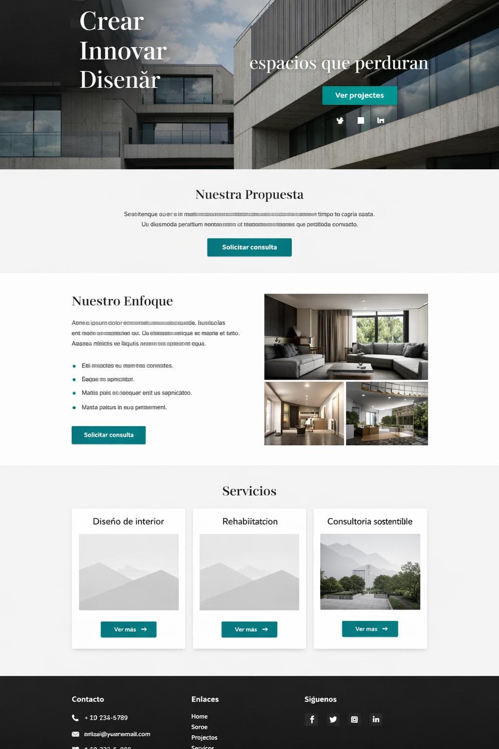 Ágora Espacios — vista previa del theme
