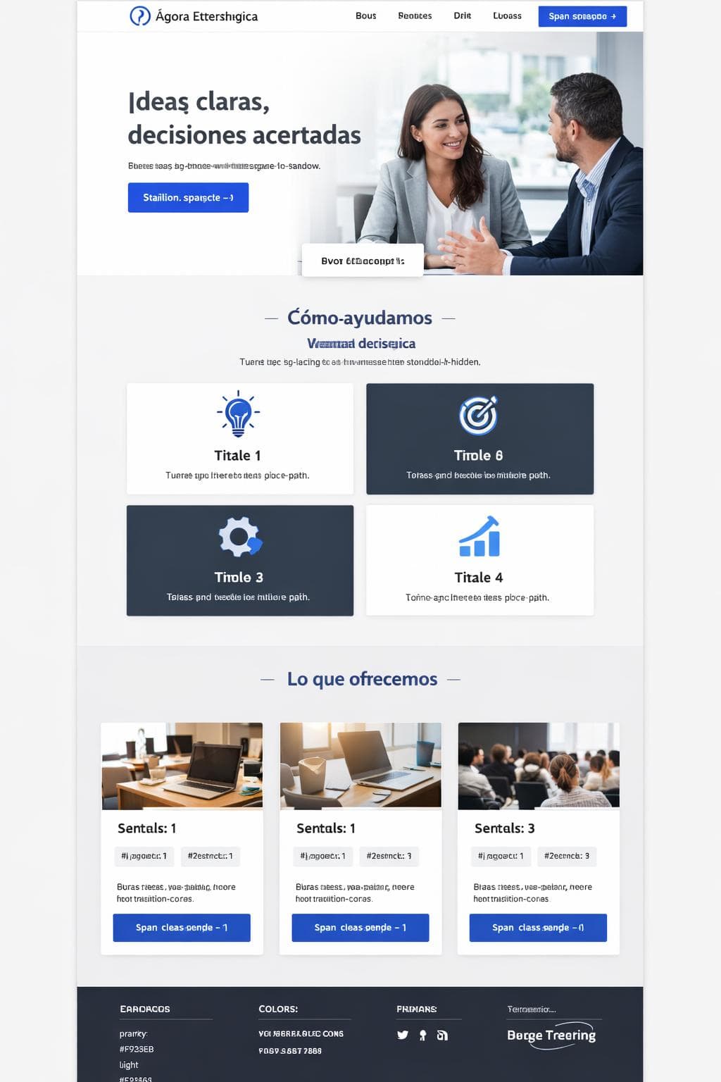 Ágora Estratégica — vista previa del theme