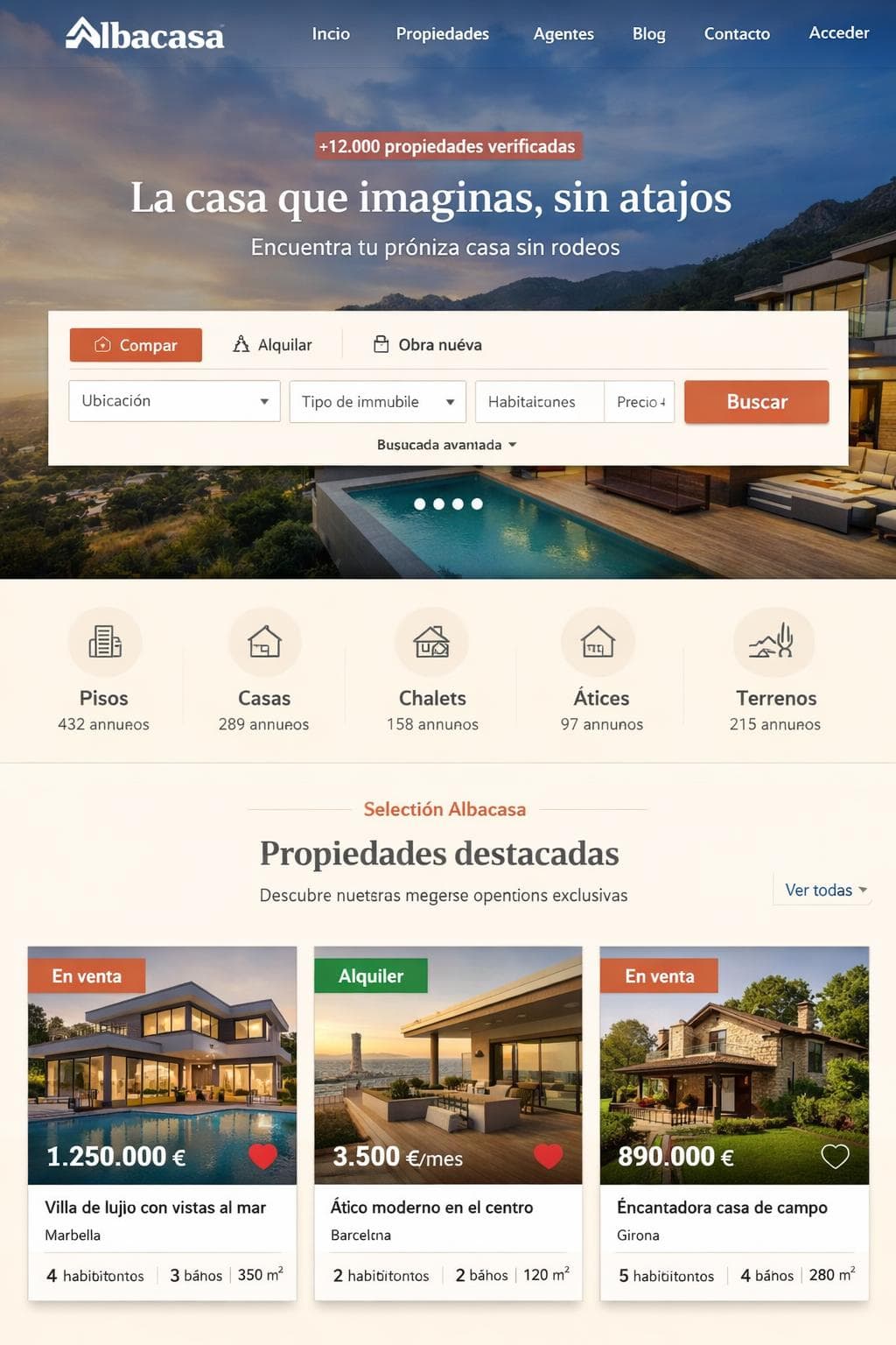 Albacasa Premium — vista previa del theme