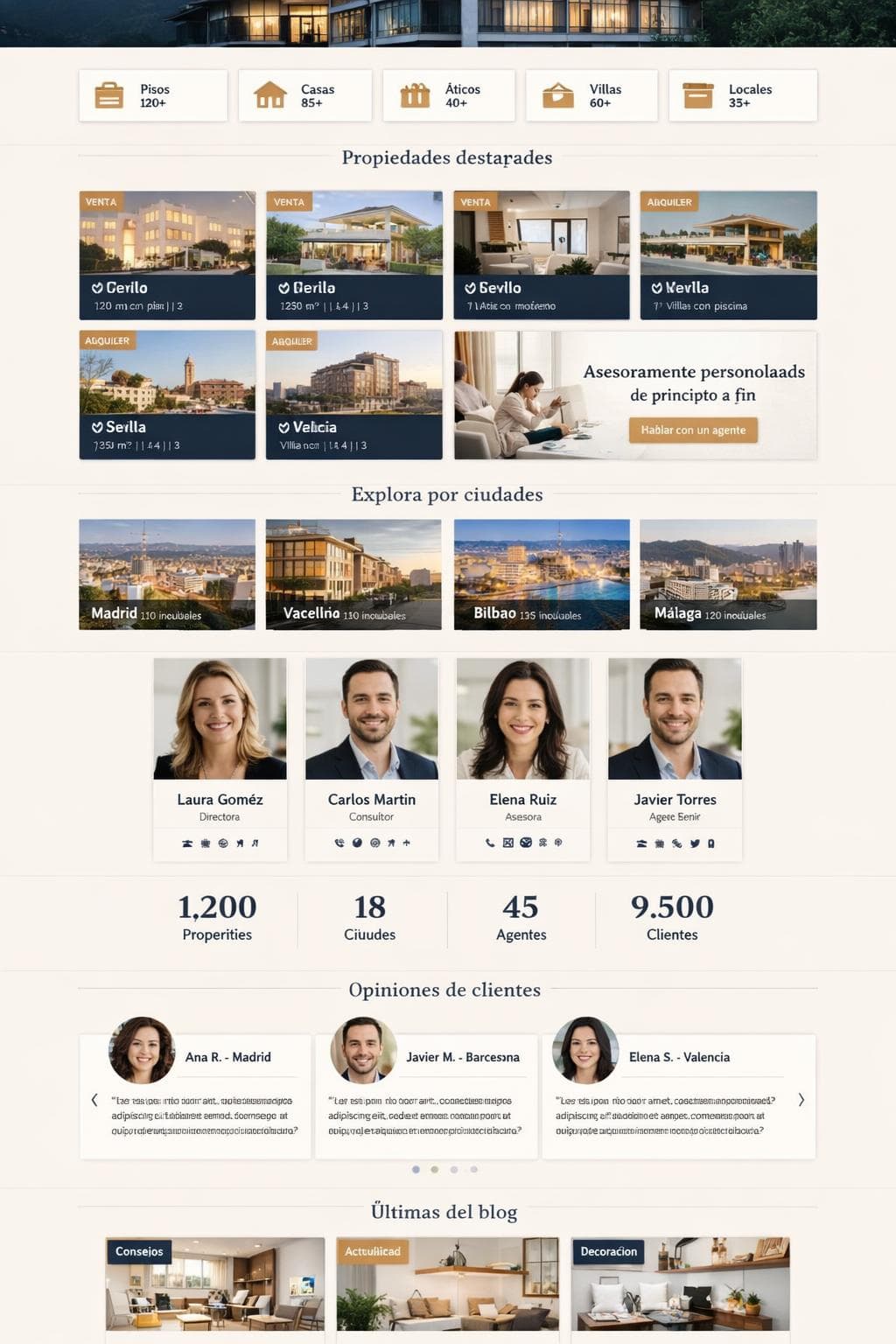 Almavista Residencial — vista previa del theme