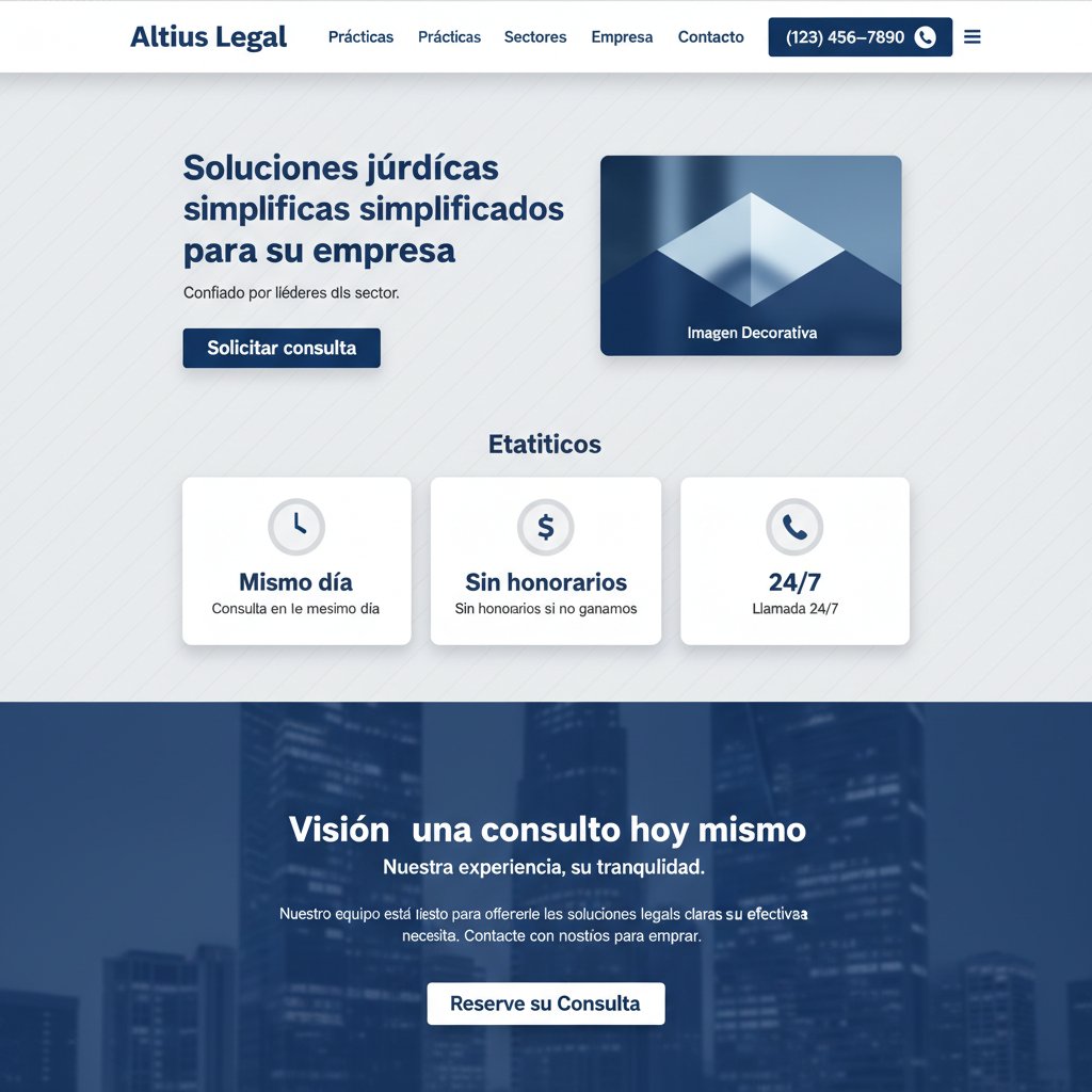 Altius Legal — vista previa del theme