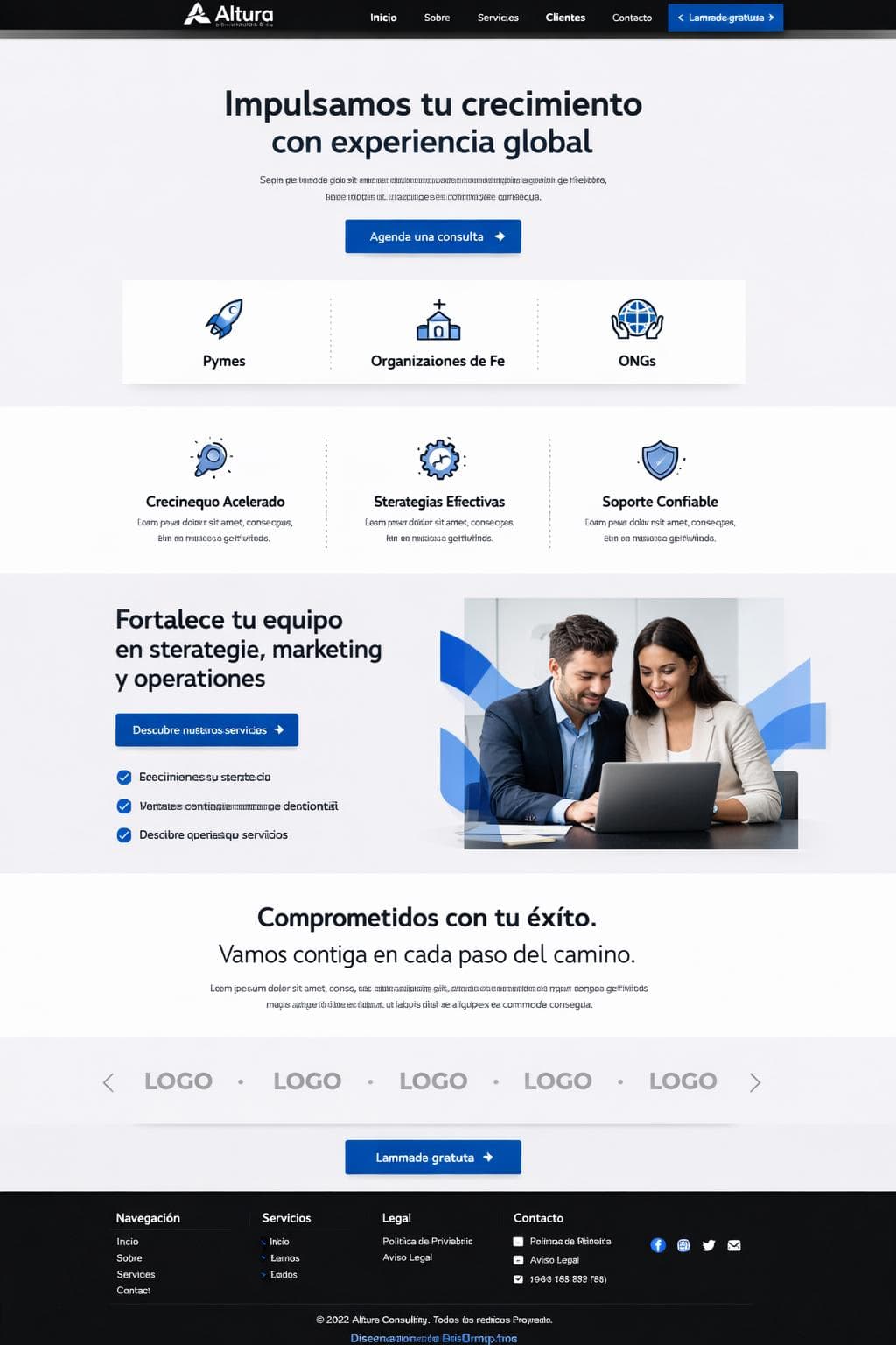 Altura Consulting — vista previa del theme