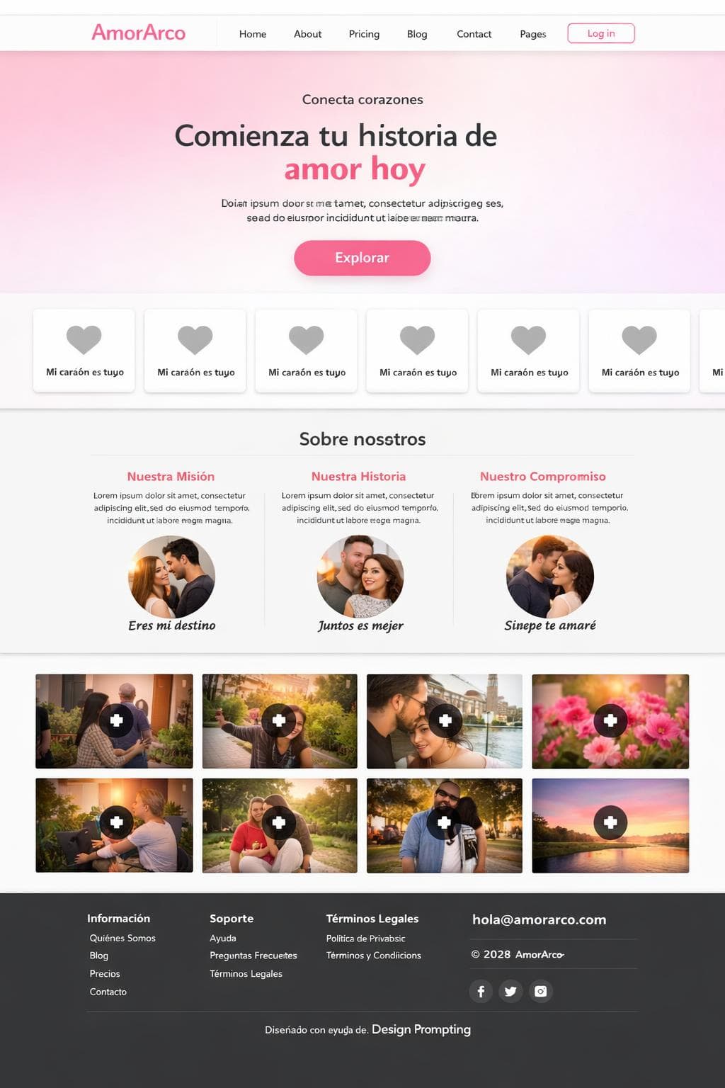 AmorArco — vista previa del theme