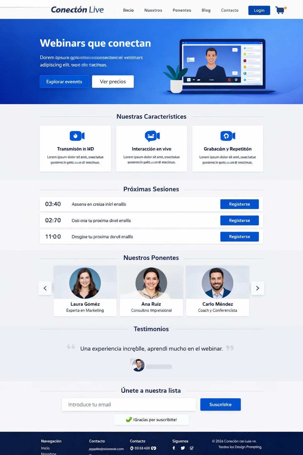 App Alba — vista previa del theme