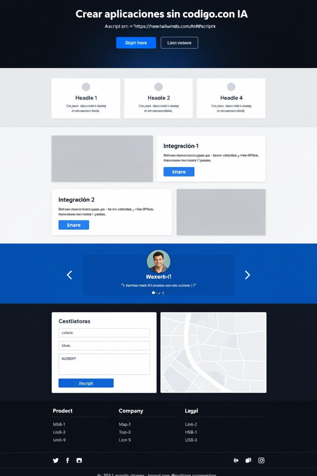 App Boreal — vista previa del theme
