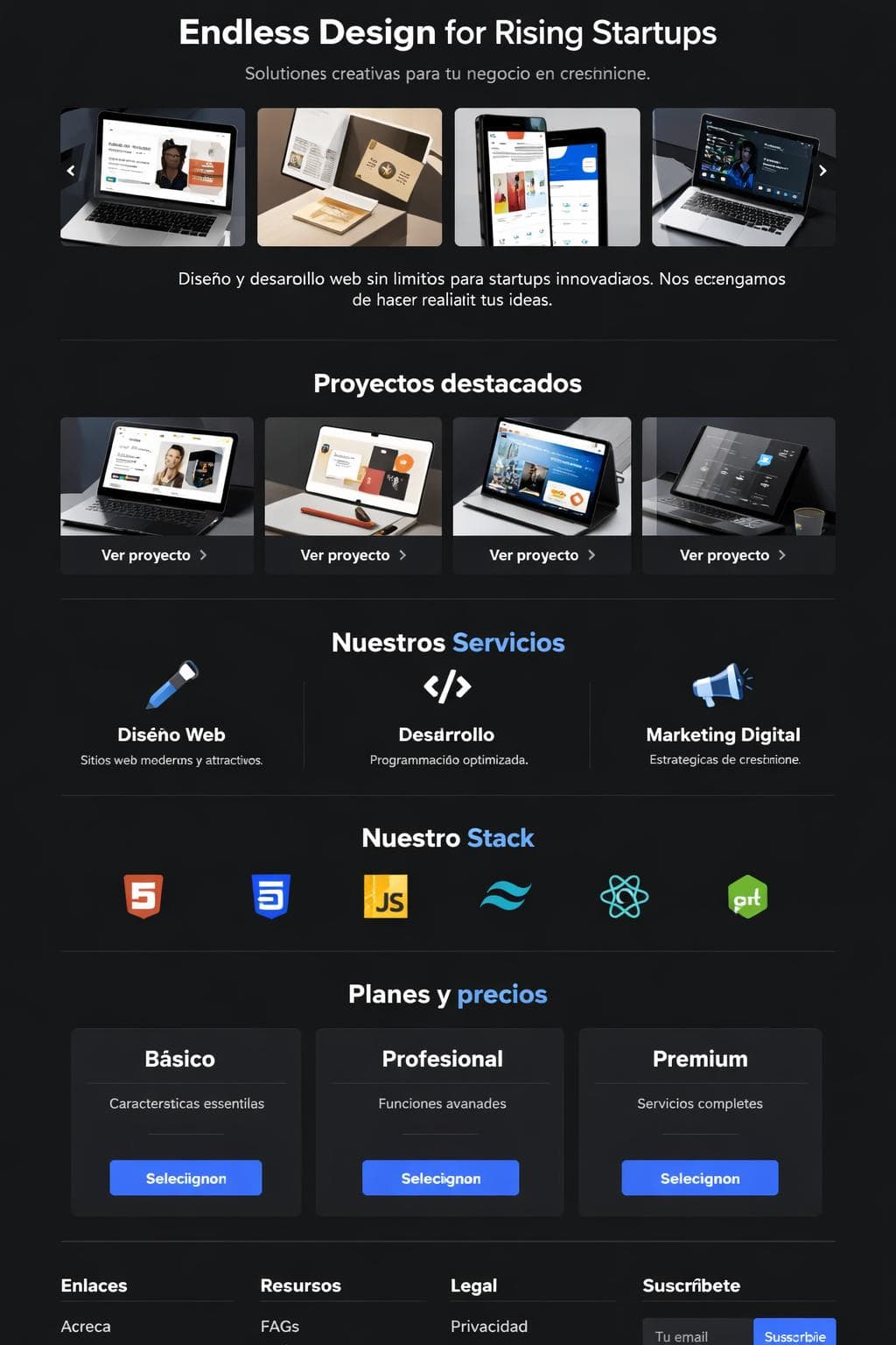 App Trillo — vista previa del theme