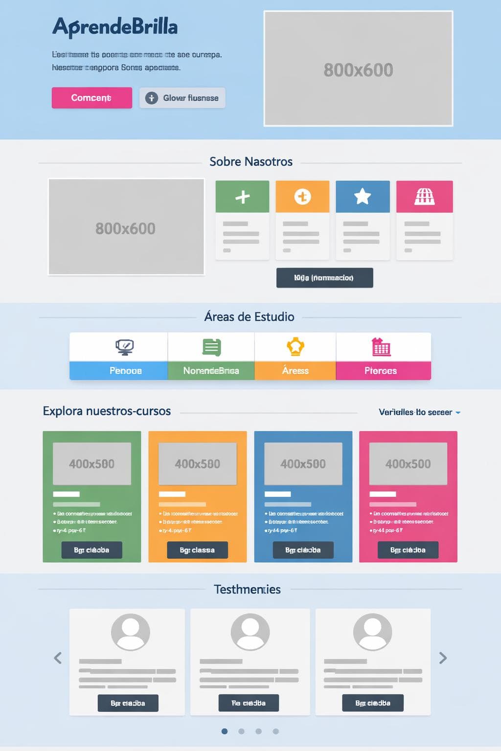 AprendeBrilla — vista previa del theme
