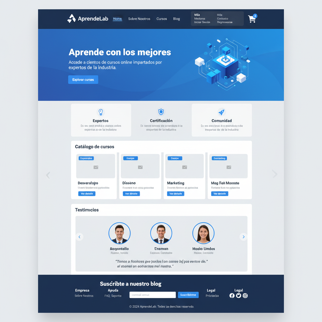 AprendeLab — vista previa del theme