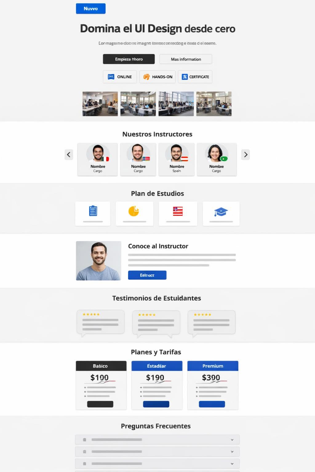 AprendeUX — vista previa del theme