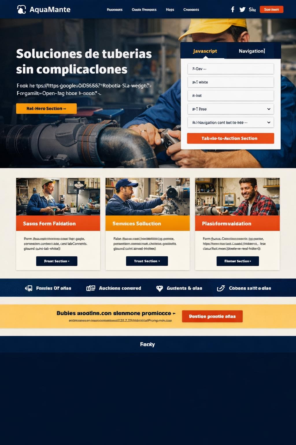 AquaMante — vista previa del theme