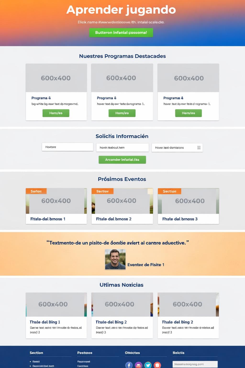 ArcoLuz Infantil — vista previa del theme