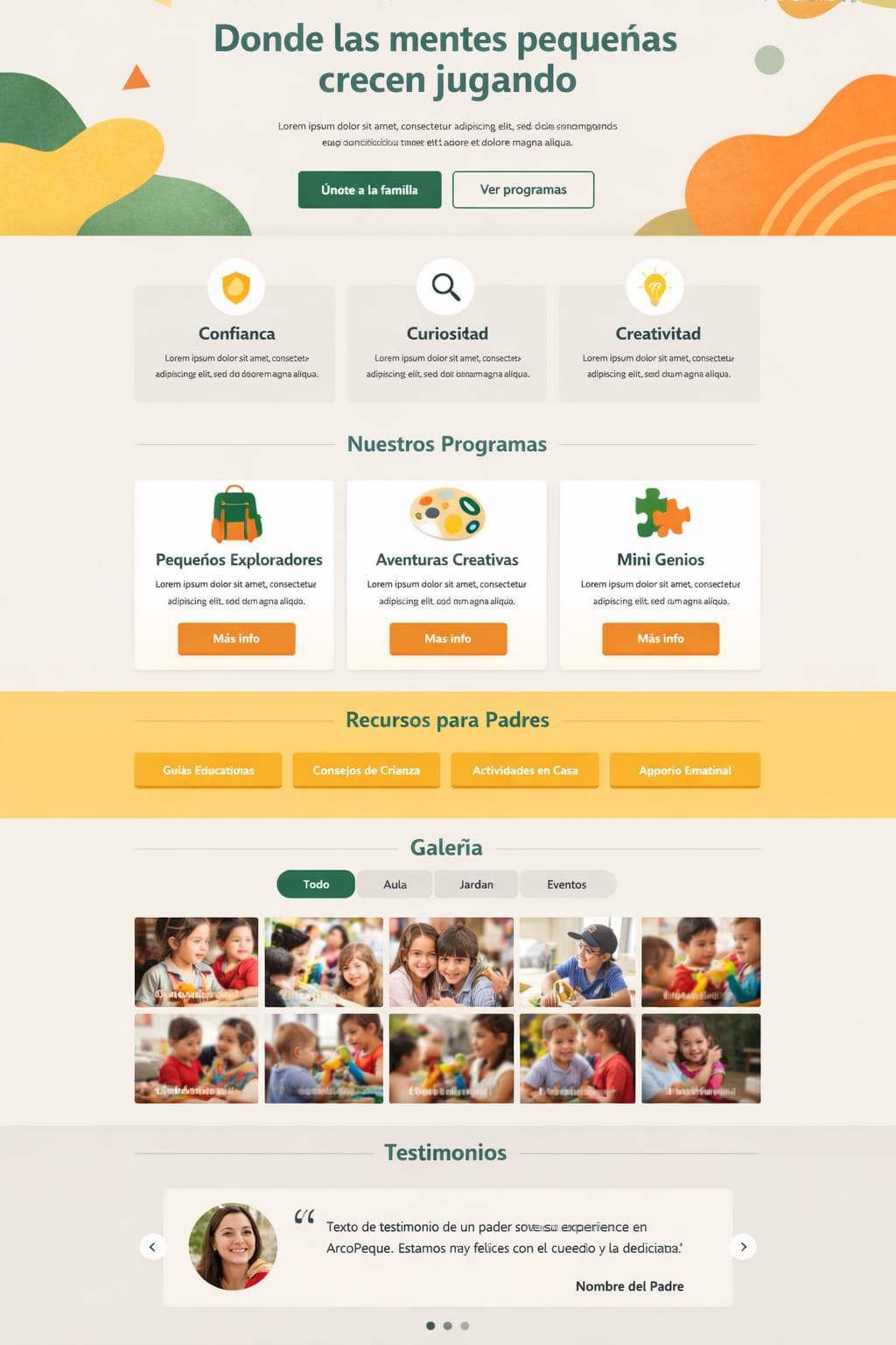 ArcoPeque — vista previa del theme