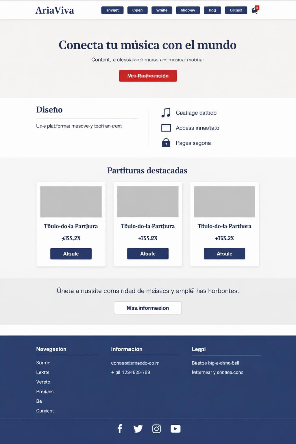 AriaViva — vista previa del theme