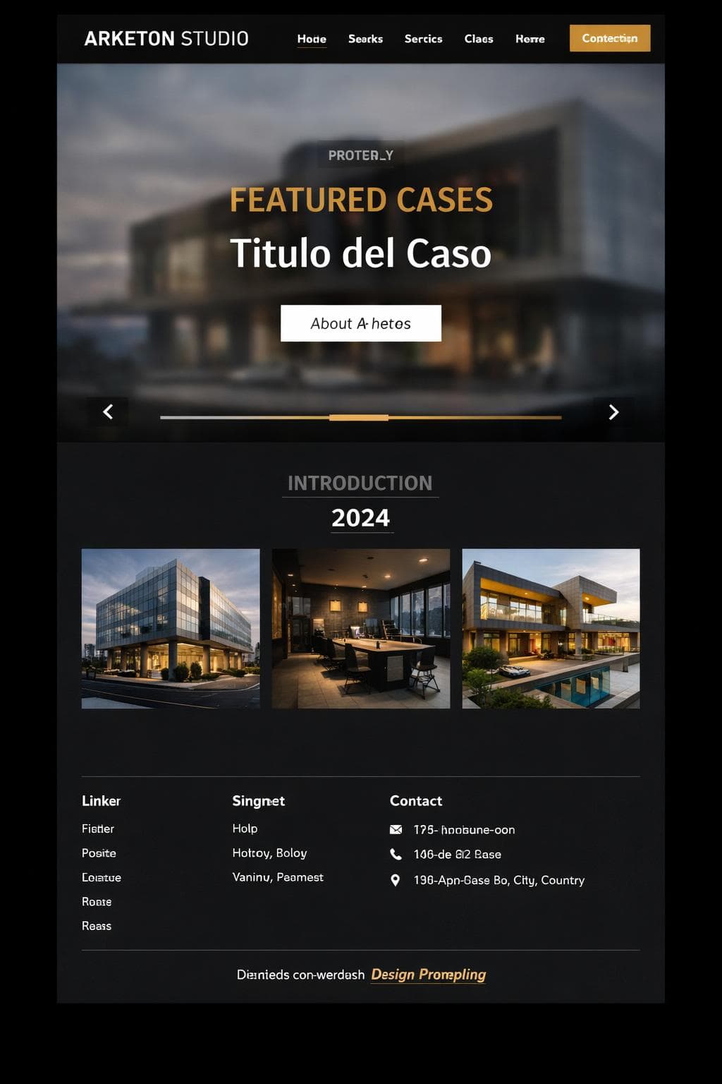 Arketon Studio — vista previa del theme