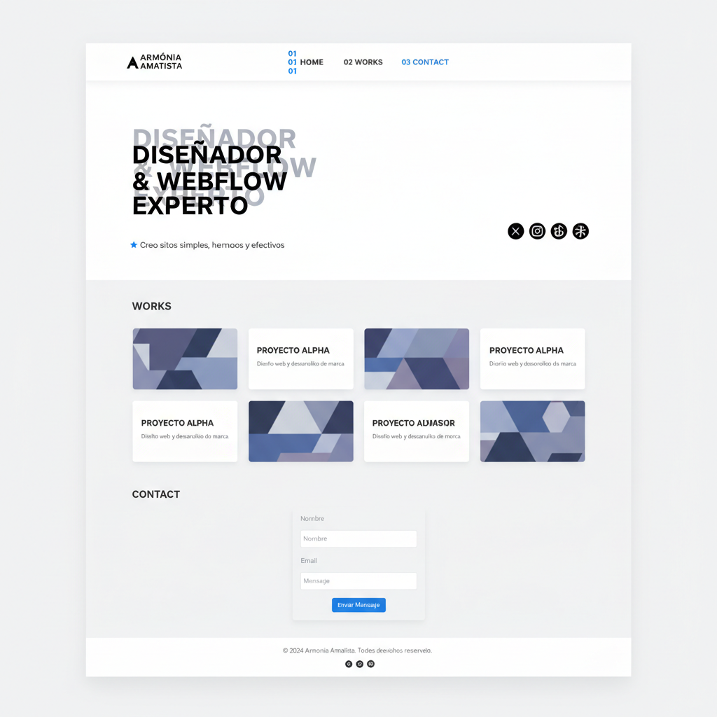 Armonía Amatista — vista previa del theme