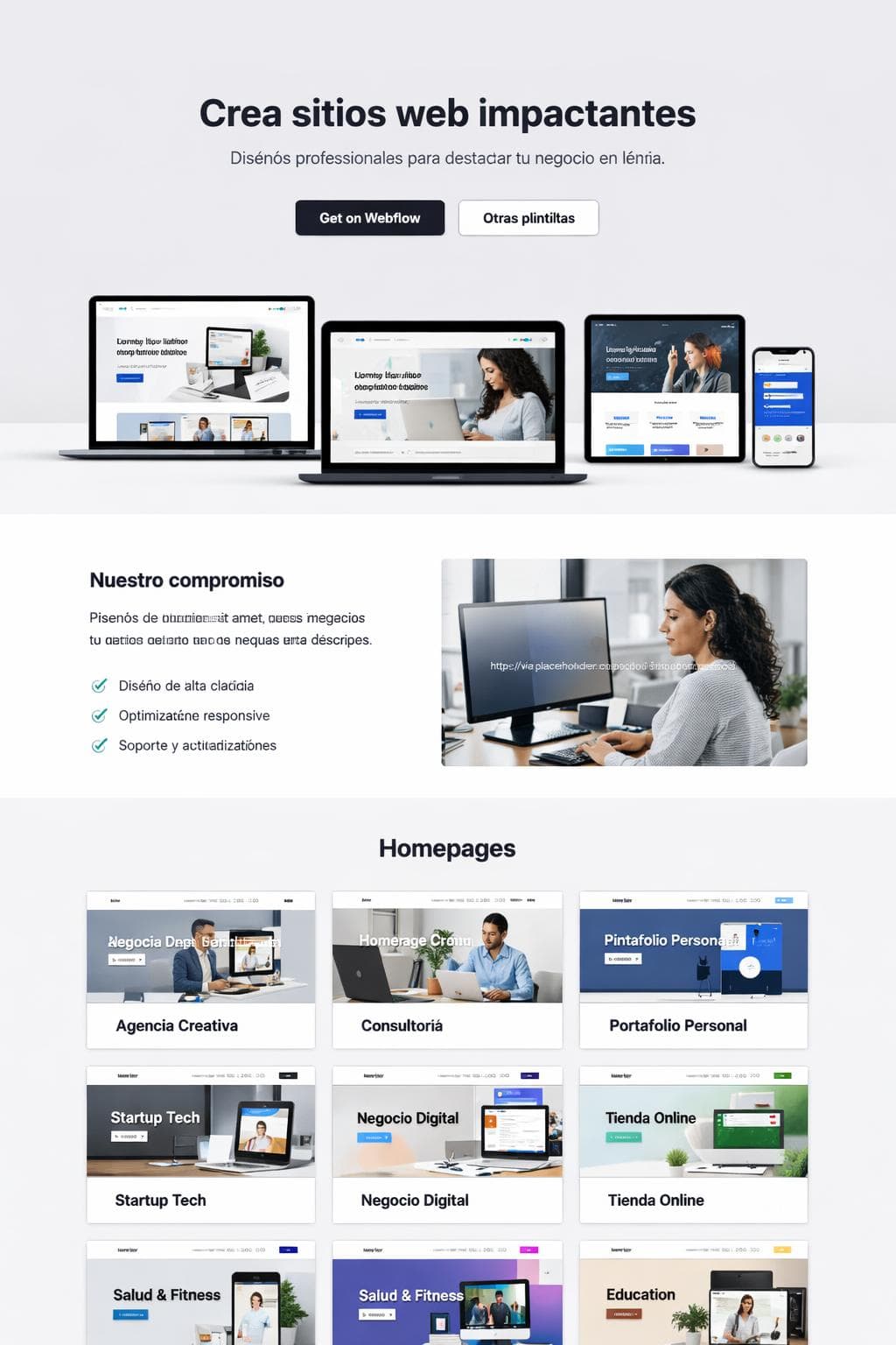 Armonía Éter — vista previa del theme