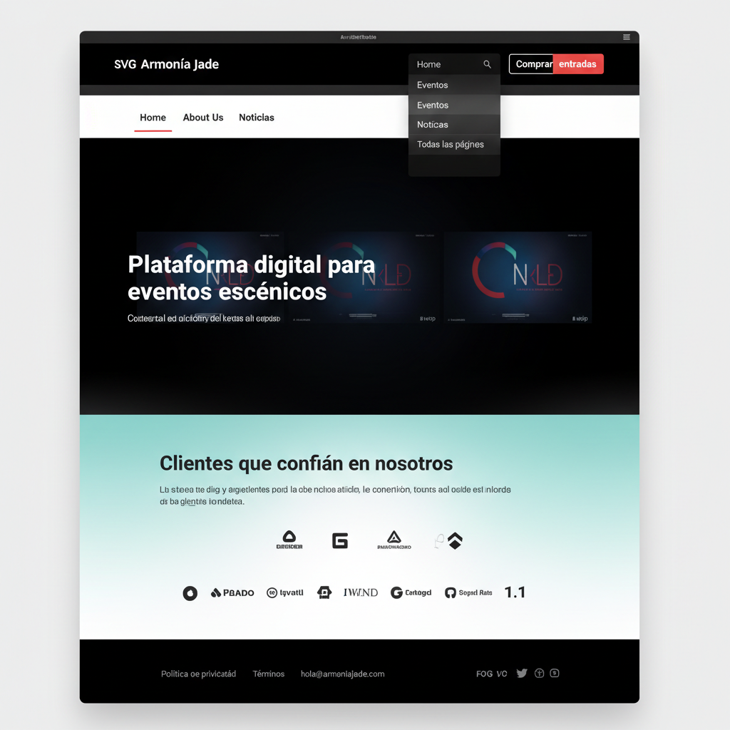 Armonía Jade — vista previa del theme
