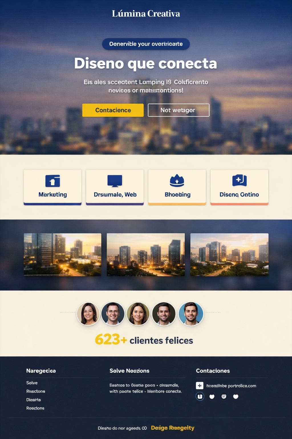 Armonía Lúmina — vista previa del theme