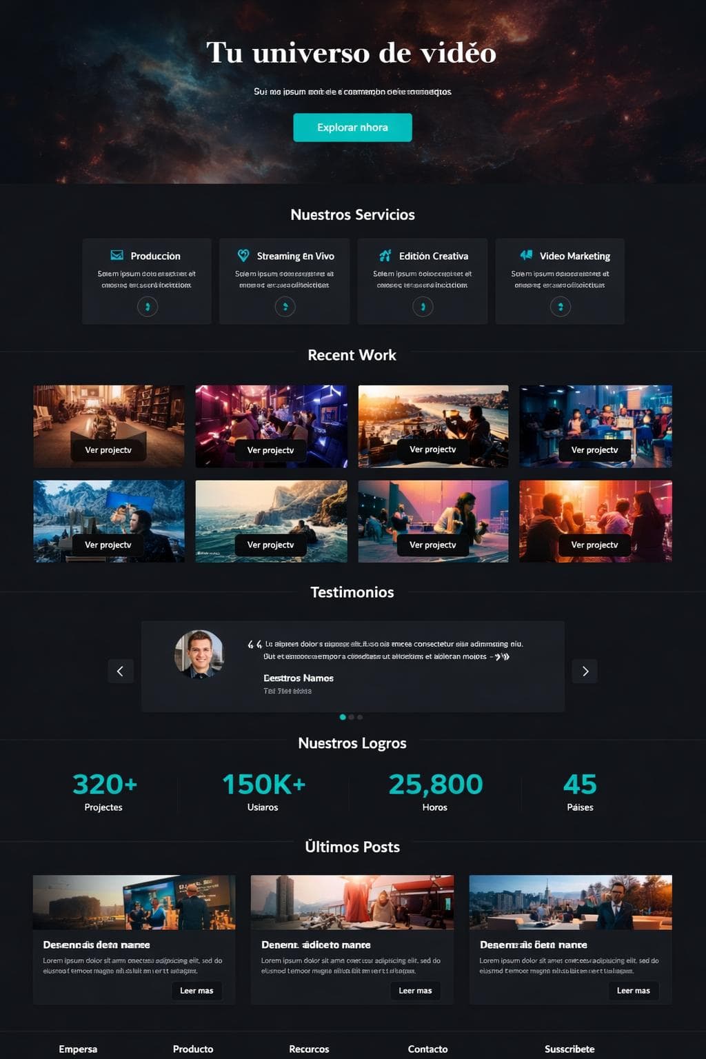 Armonía Perla — vista previa del theme