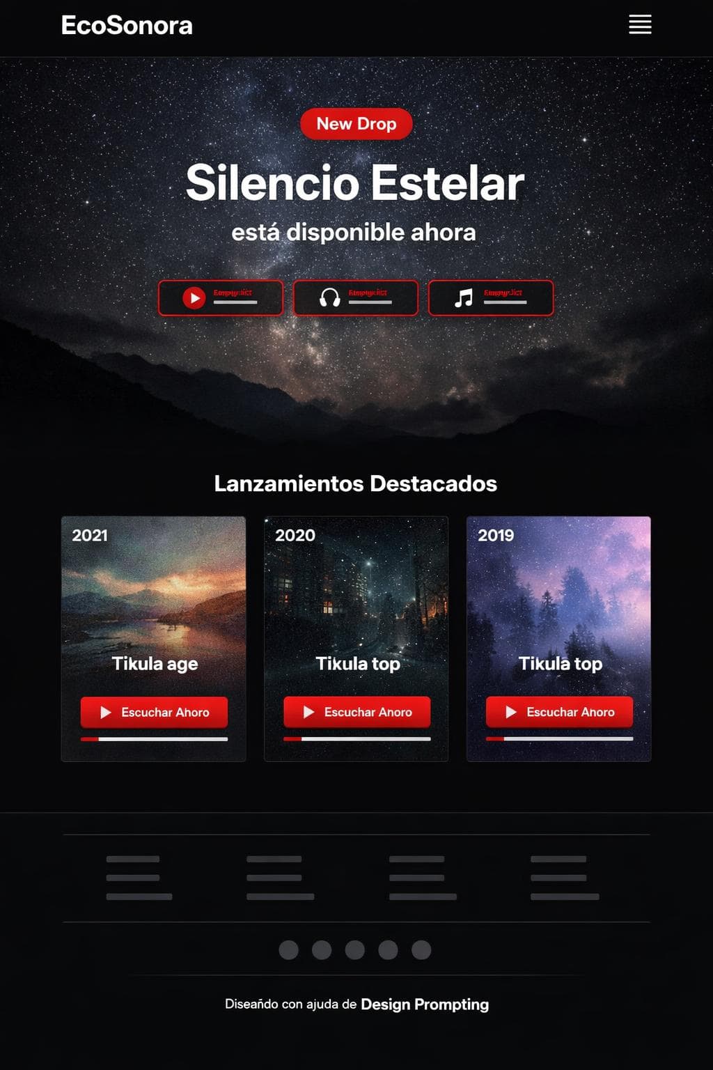 Armonía Polar — vista previa del theme