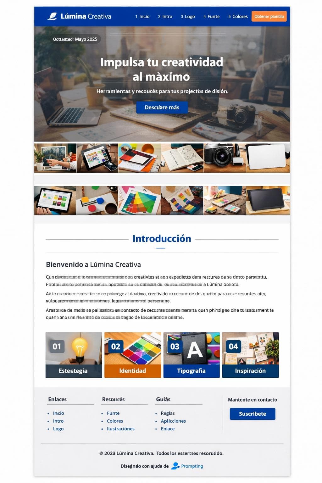 Armonía Titan — vista previa del theme