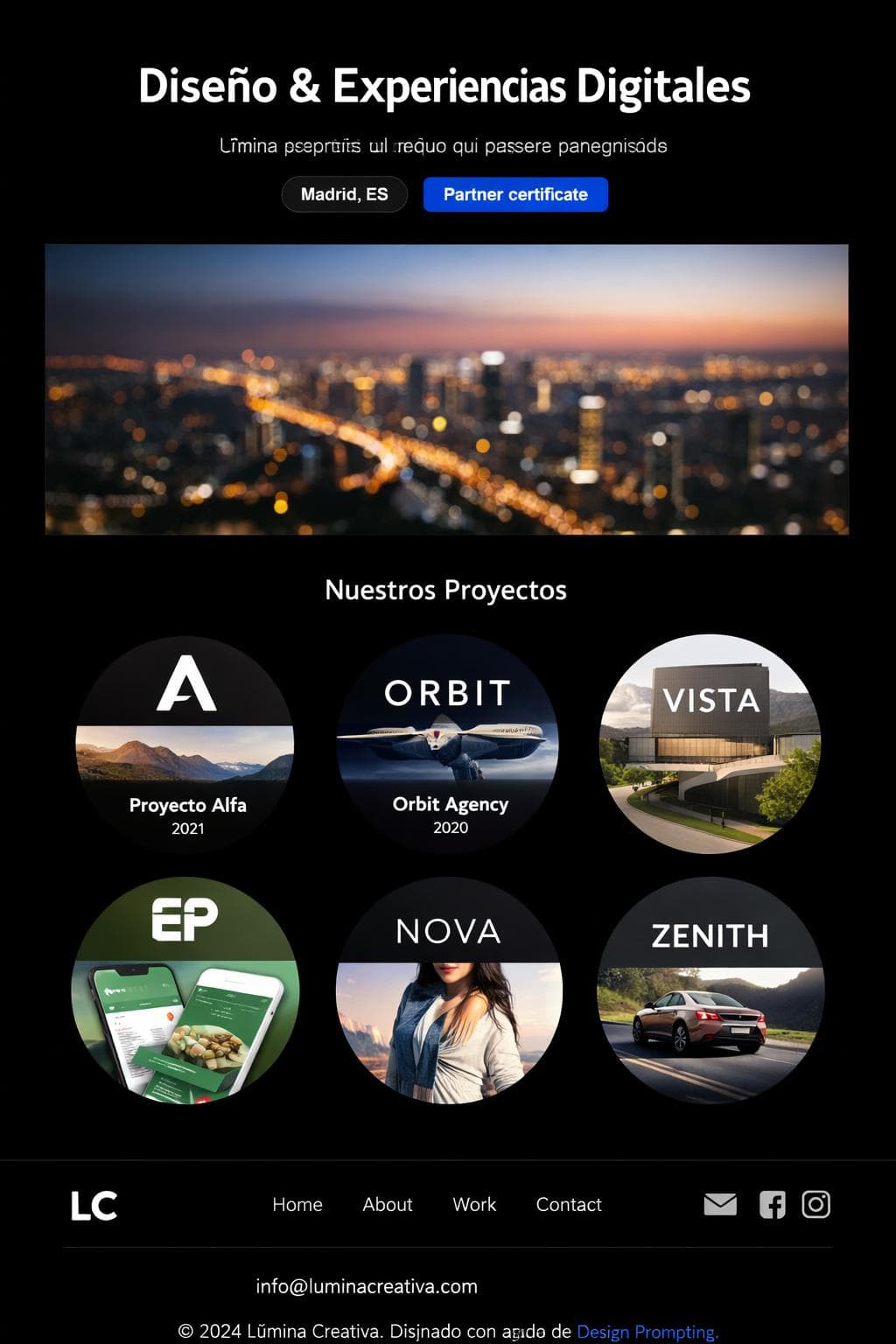 Armonía Turmalina — vista previa del theme