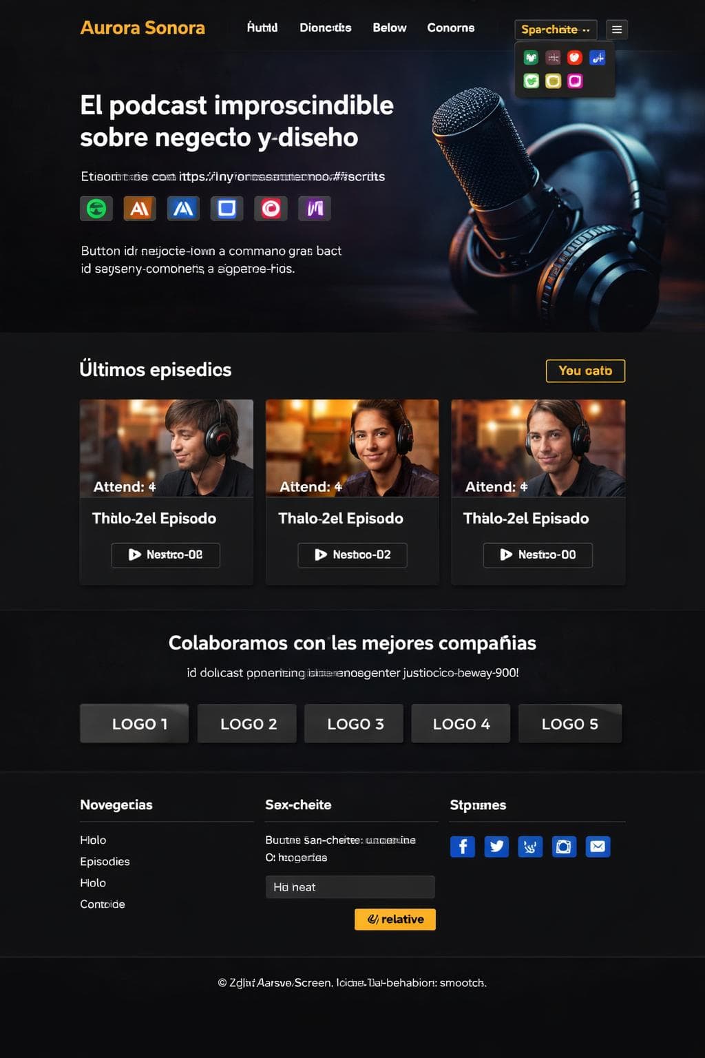 Armonía Vega — vista previa del theme