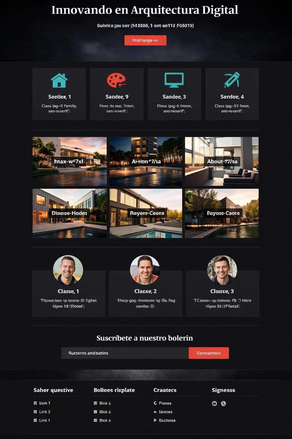 ArqNova — vista previa del theme