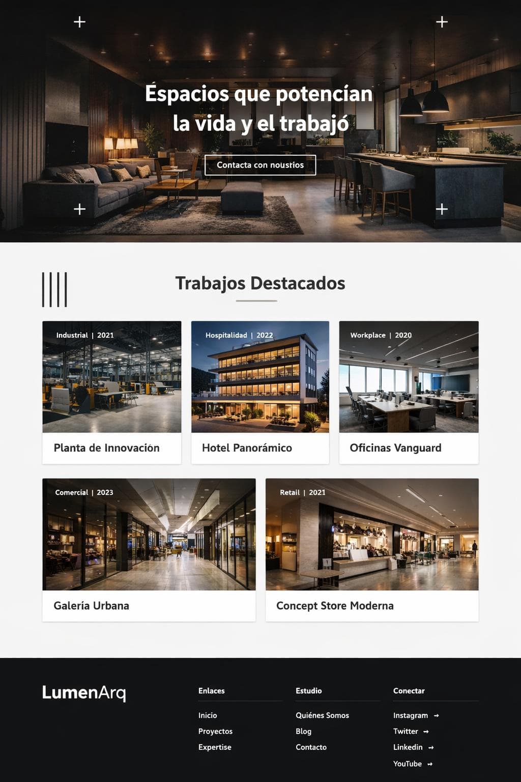 Arquitectos Zenit — vista previa del theme