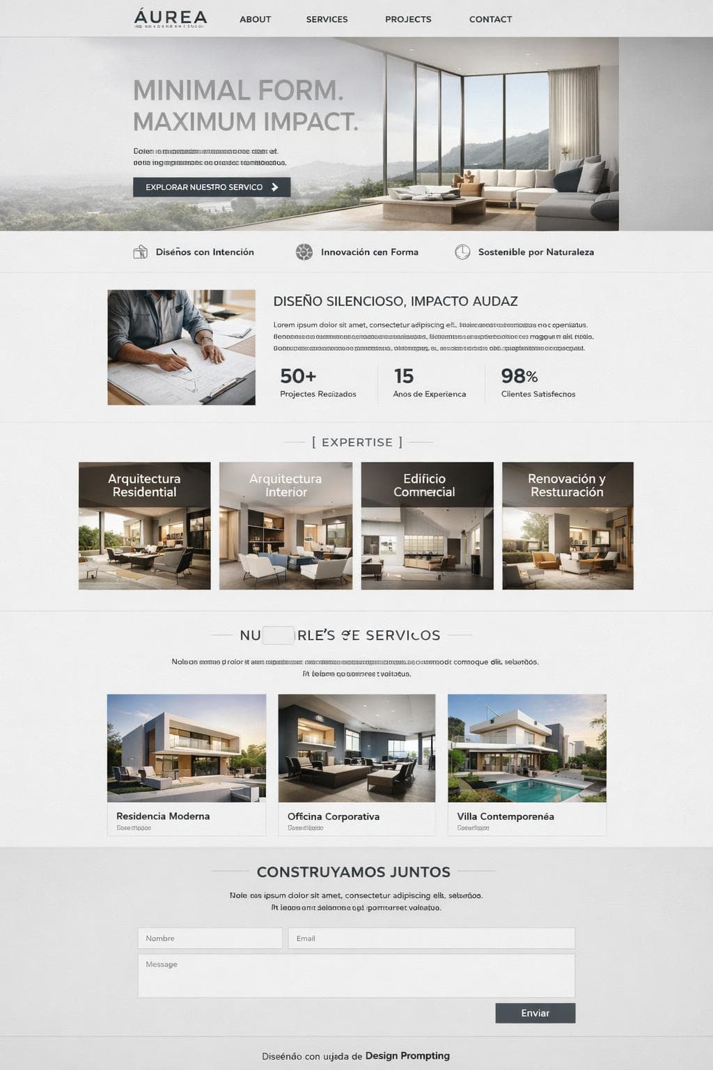 Arquitectura Vega — vista previa del theme