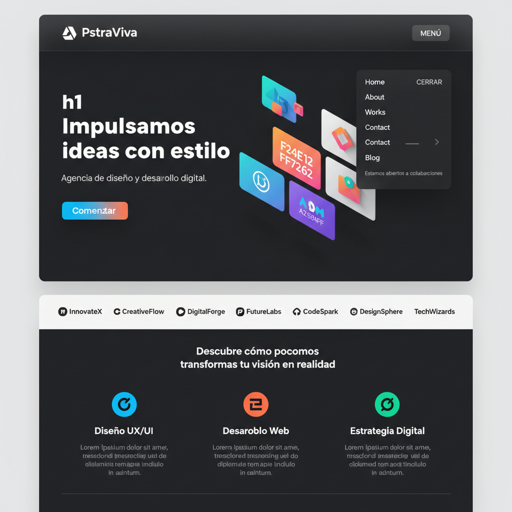 AstraViva — vista previa del theme
