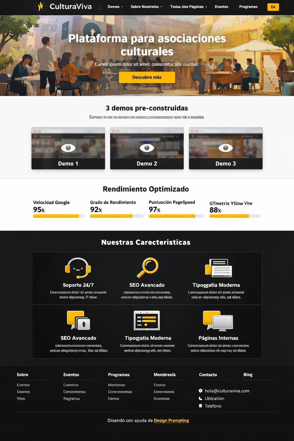 Aula Delta — vista previa del theme