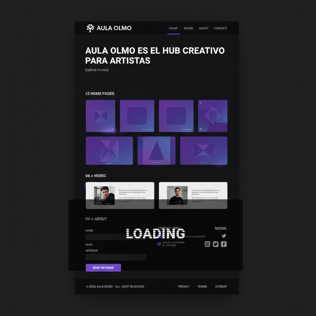 Aula Olmo — vista previa del theme