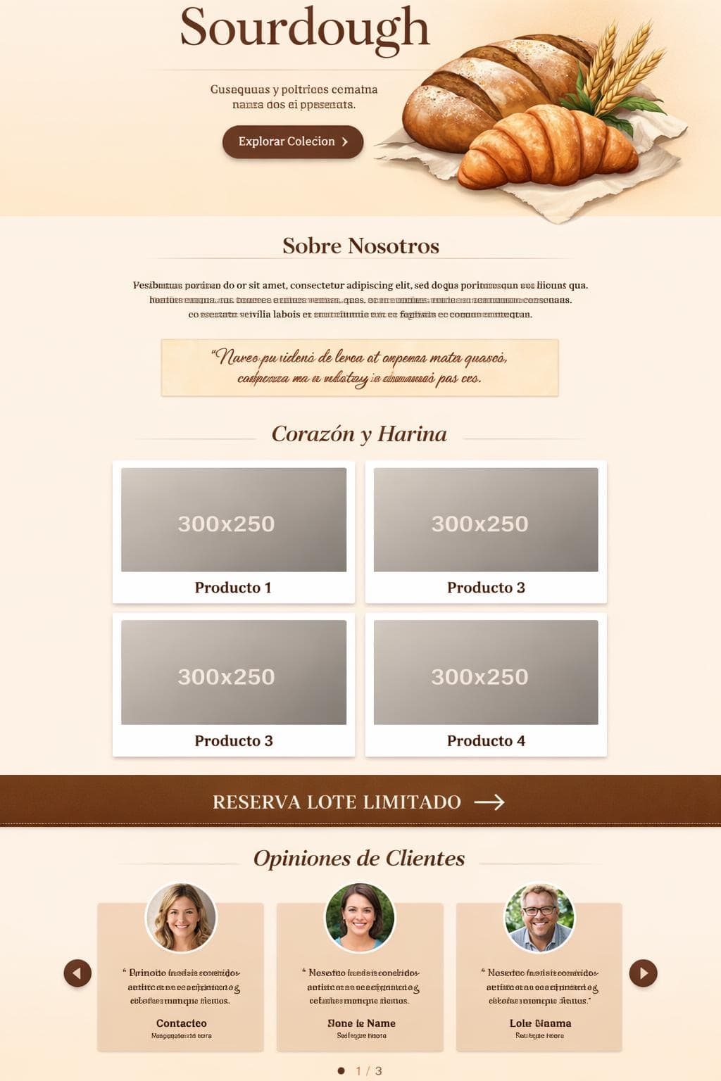 Aurora del Trigo — vista previa del theme