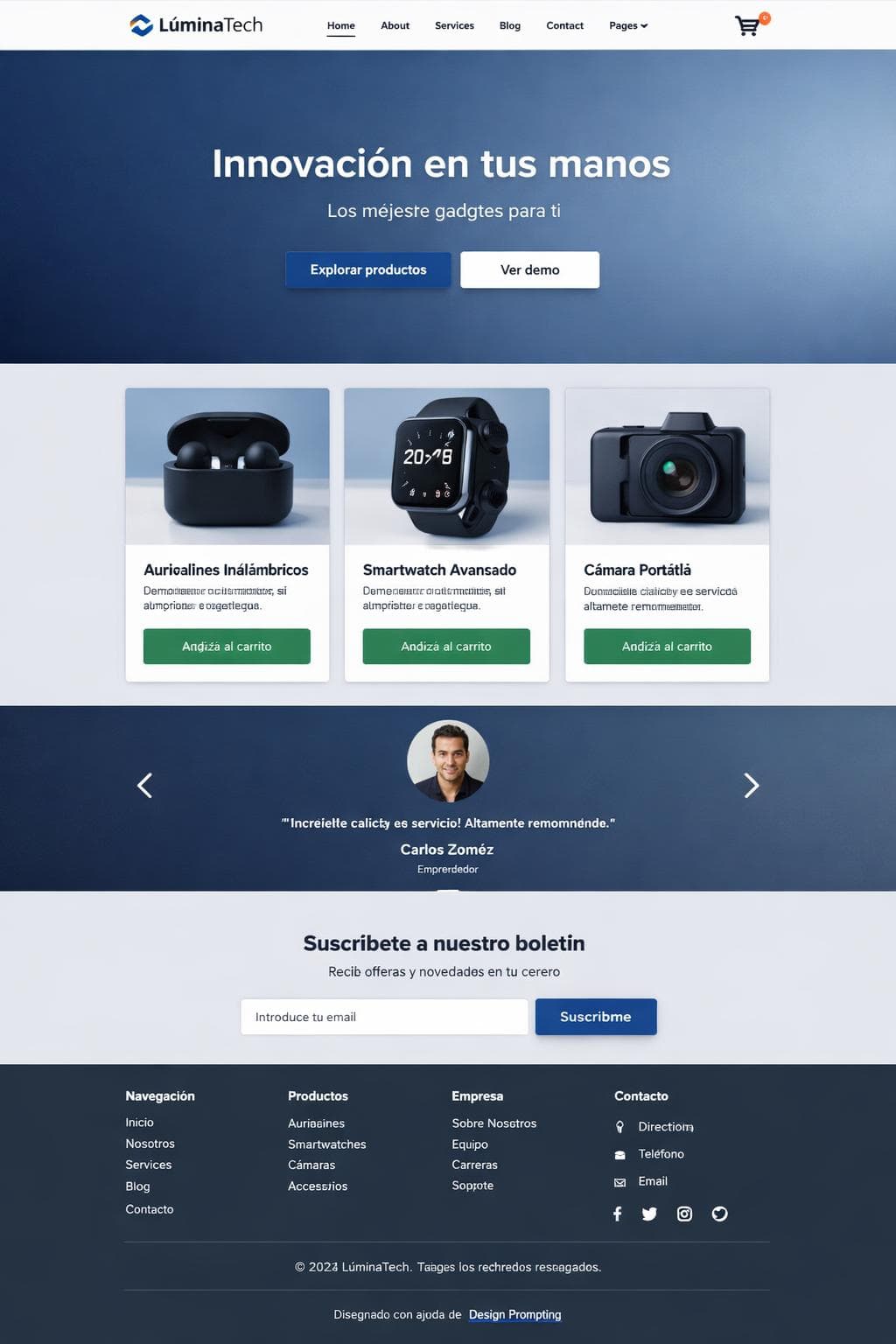 Auto Alba — vista previa del theme