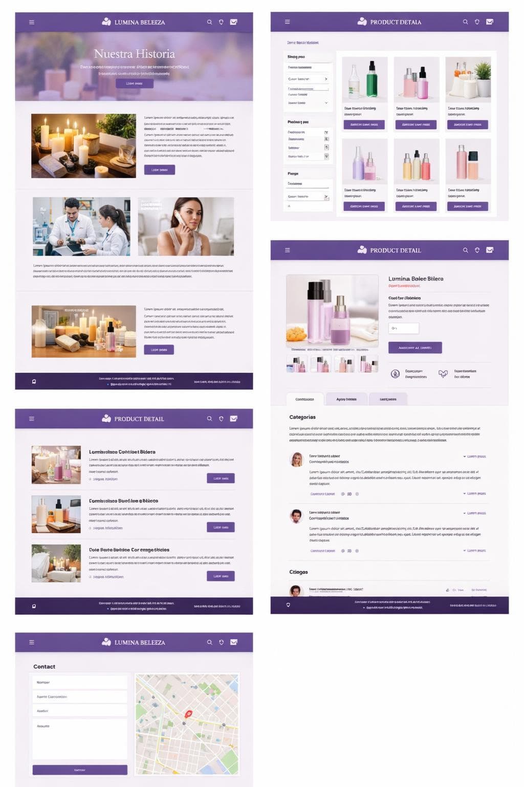 Belleza Rubí — vista previa del theme
