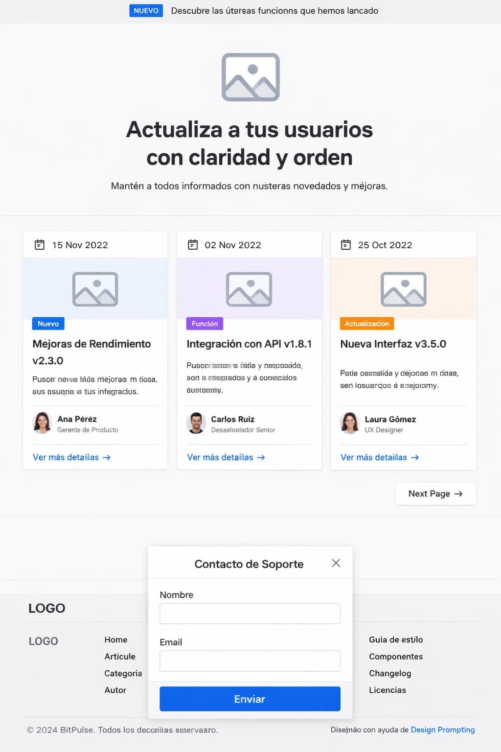 BitPulse — vista previa del theme
