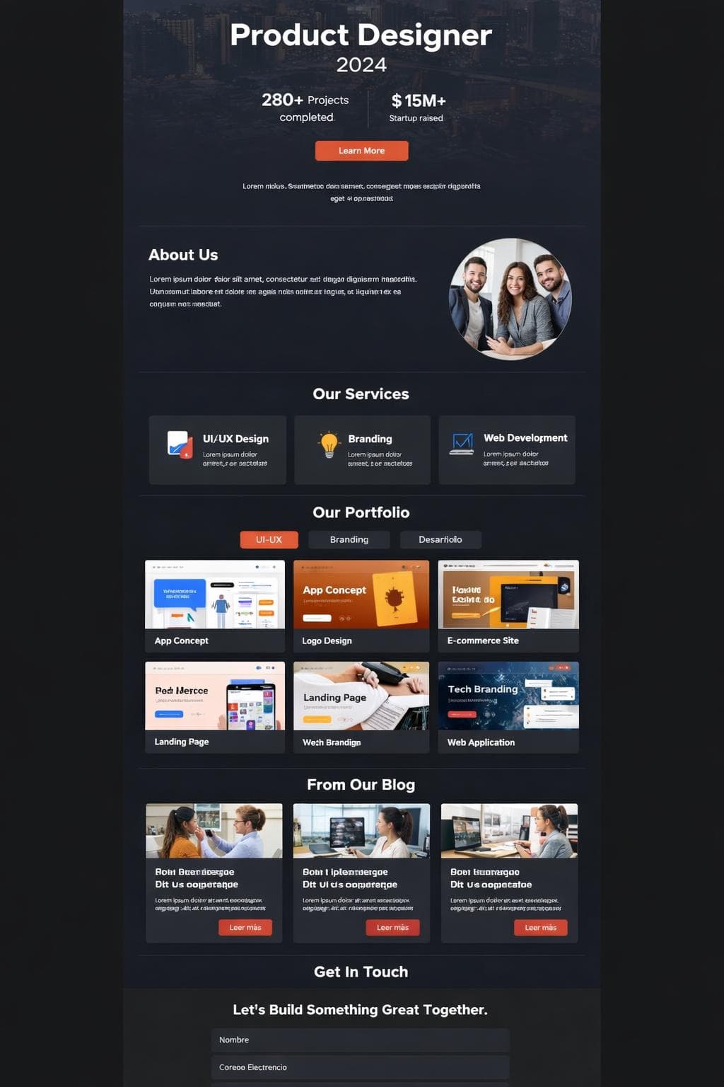 Blog Alba — vista previa del theme