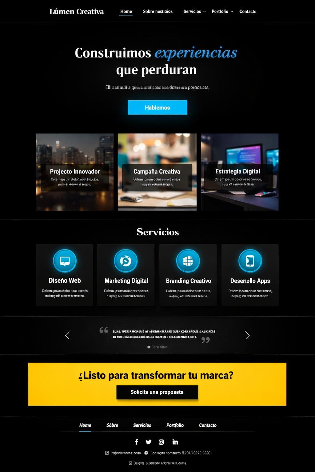Branding Lira — vista previa del theme