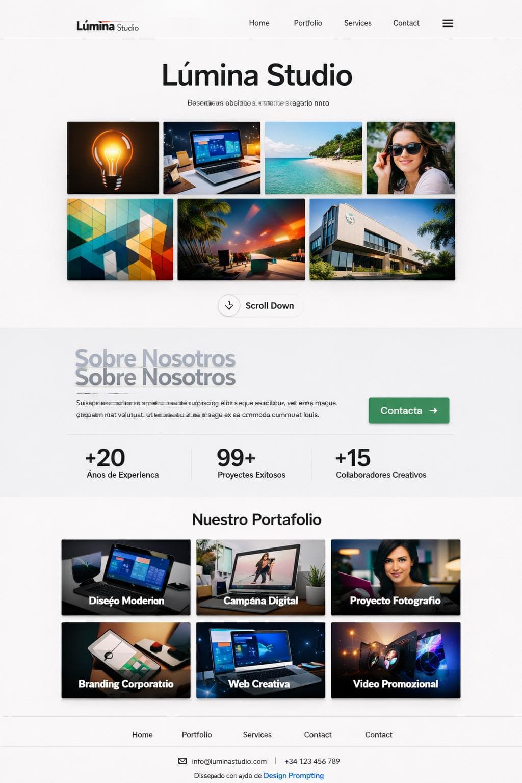 Branding Perla — vista previa del theme