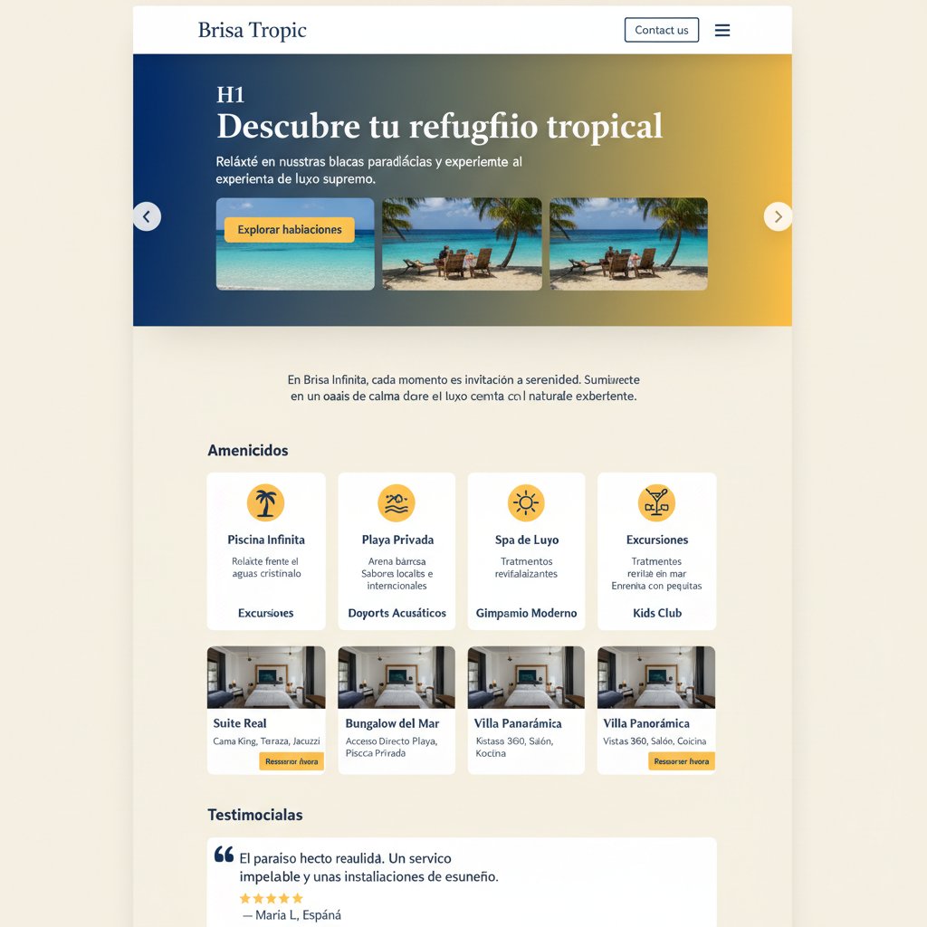 Brisa Tropic — vista previa del theme