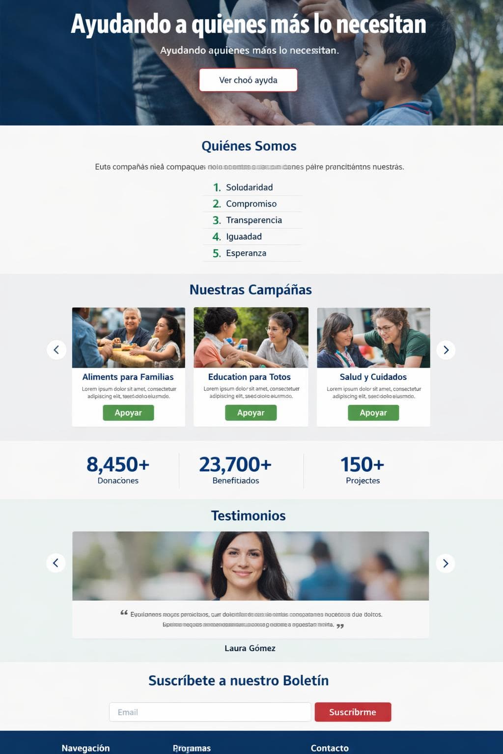 Campus Aurora — vista previa del theme