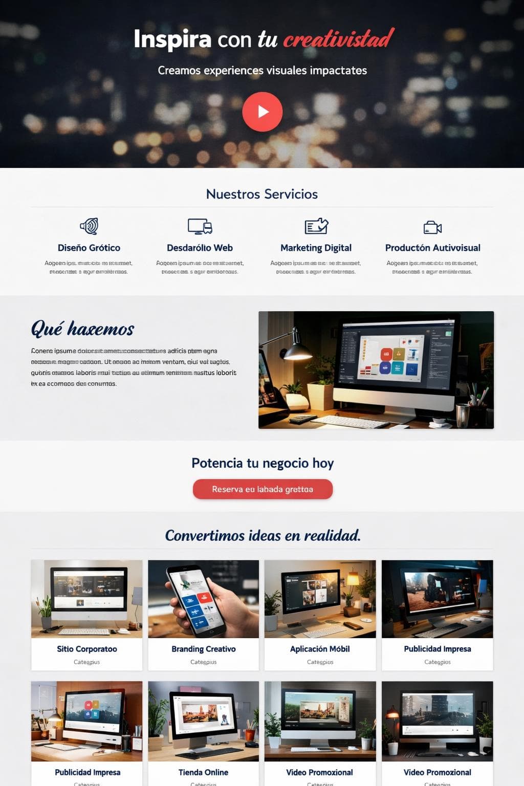 Campus Murmullo — vista previa del theme